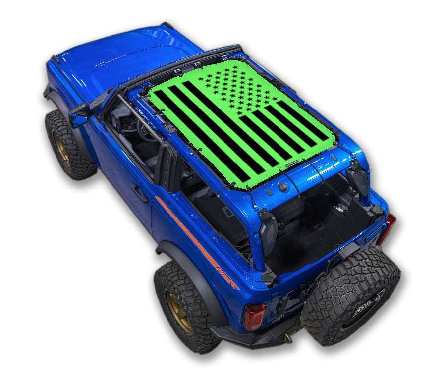 Ford Bronco Sun Shade Stock Printed Shade Top (2021–2026)