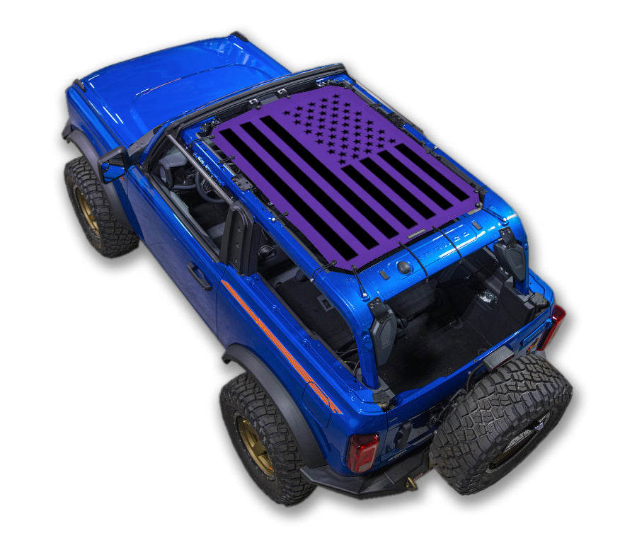 Ford Bronco Sun Shade Stock Printed Shade Top (2021–2026)