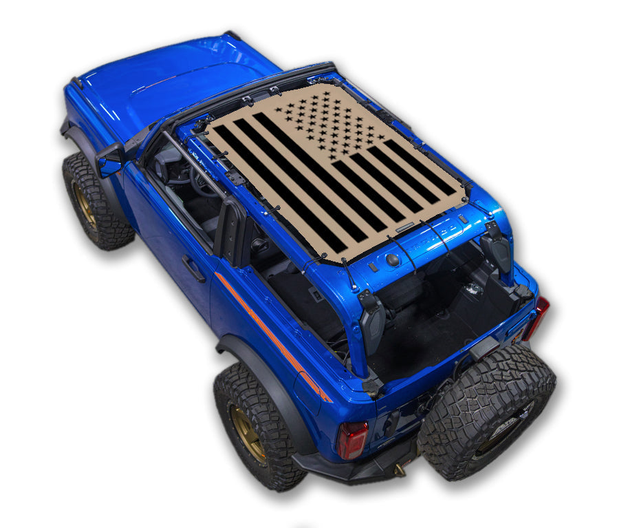 Ford Bronco Sun Shade Stock Printed Shade Top (2021–2026)