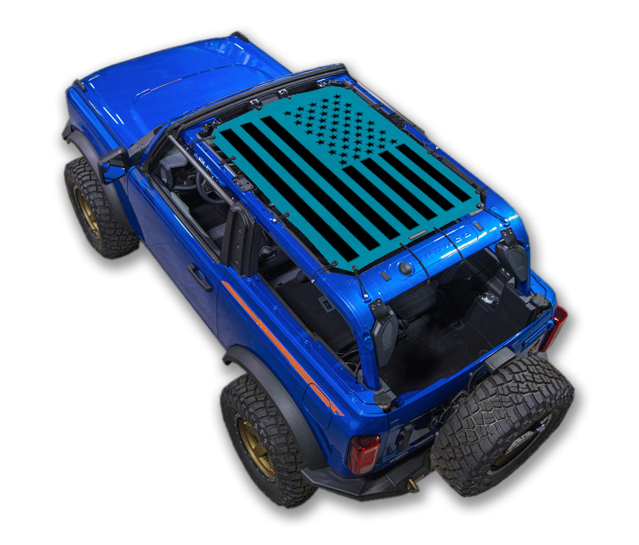 Ford Bronco Sun Shade Stock Printed Shade Top (2021–2026)
