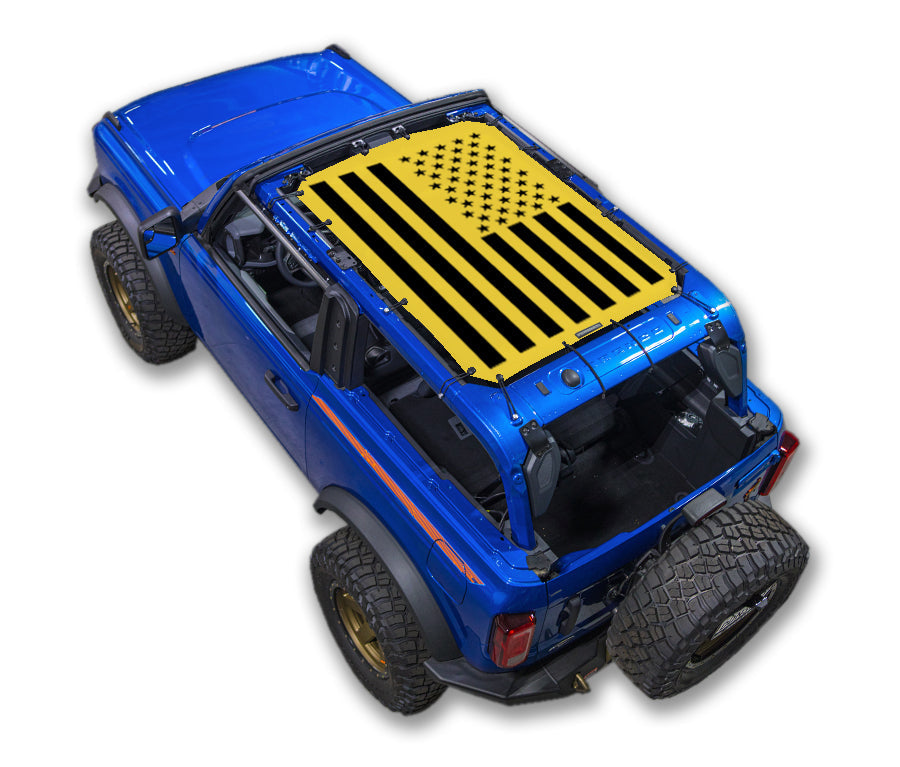 Ford Bronco Sun Shade Stock Printed Shade Top (2021–2026)