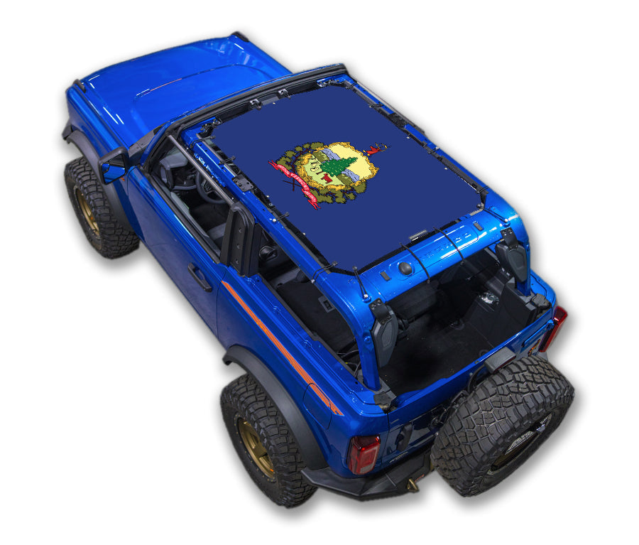 Ford Bronco Sun Shade Stock Printed Shade Top (2021–2026)