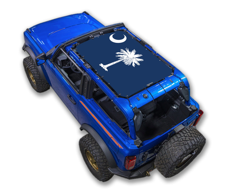 Ford Bronco Sun Shade Stock Printed Shade Top (2021–2026)