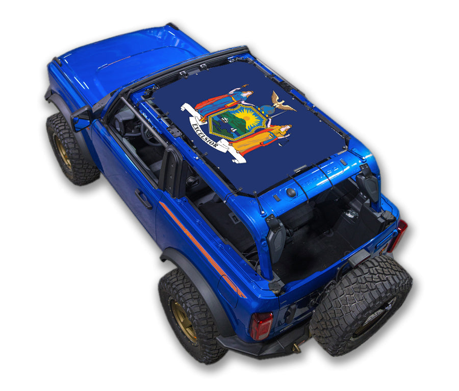 Ford Bronco Sun Shade Stock Printed Shade Top (2021–2026)