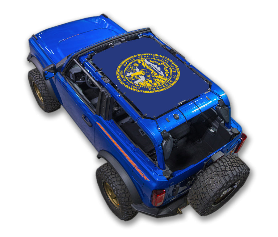 Ford Bronco Sun Shade Stock Printed Shade Top (2021–2026)