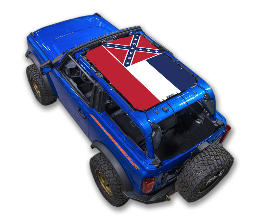 Ford Bronco Sun Shade Stock Printed Shade Top (2021–2026)
