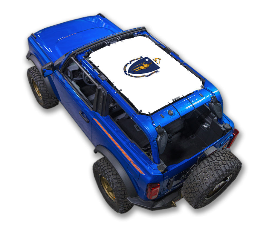Ford Bronco Sun Shade Stock Printed Shade Top (2021–2026)