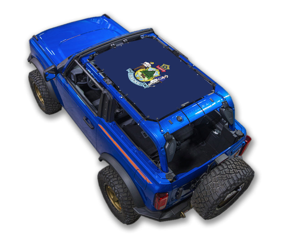 Ford Bronco Sun Shade Stock Printed Shade Top (2021–2026)