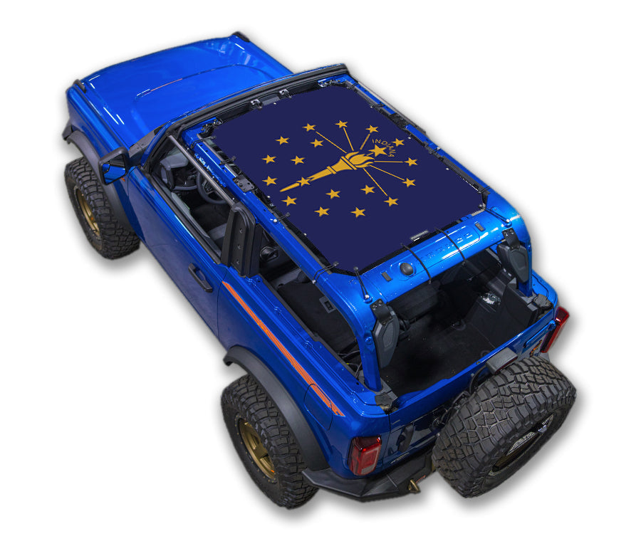 Ford Bronco Sun Shade Stock Printed Shade Top (2021–2026)