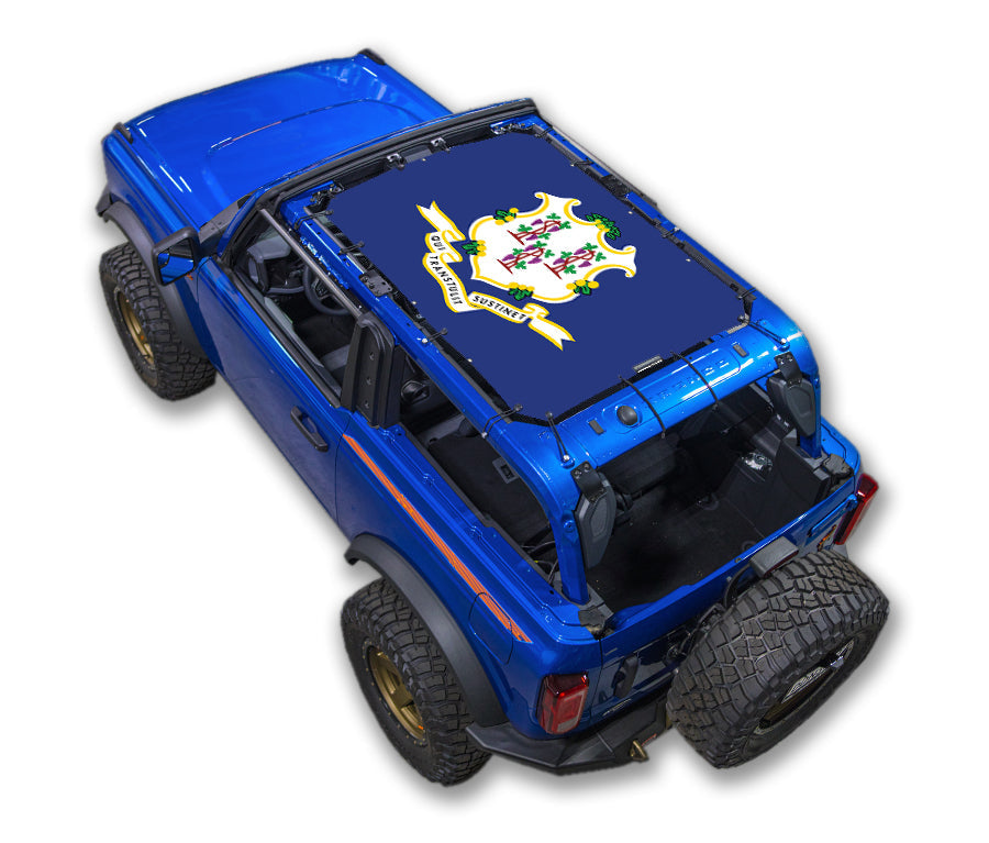 Ford Bronco Sun Shade Stock Printed Shade Top (2021–2026)