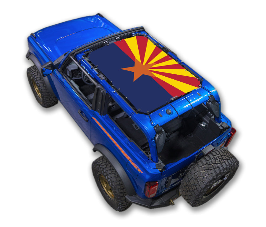 Ford Bronco Sun Shade Stock Printed Shade Top (2021–2026)