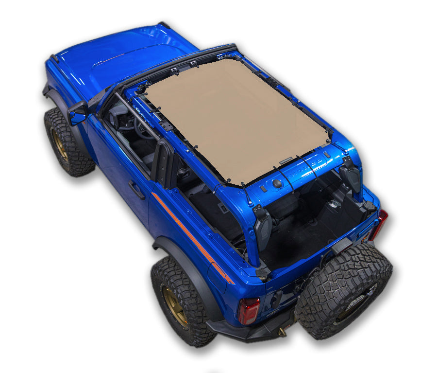 Ford Bronco Sun Shade Stock Printed Shade Top (2021–2026)