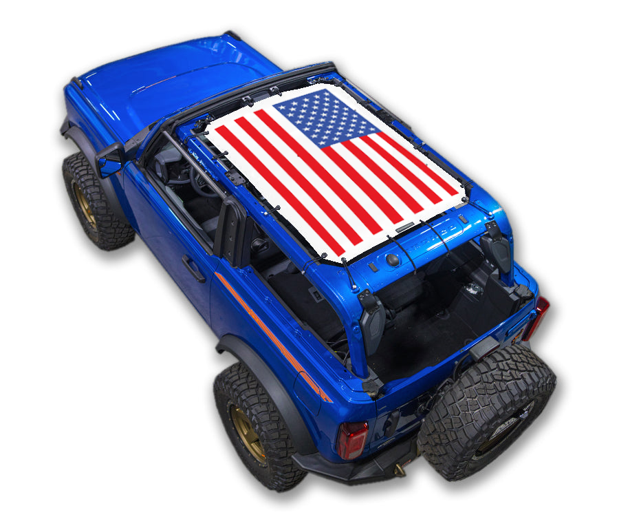 Ford Bronco Sun Shade Stock Printed Shade Top (2021–2026)