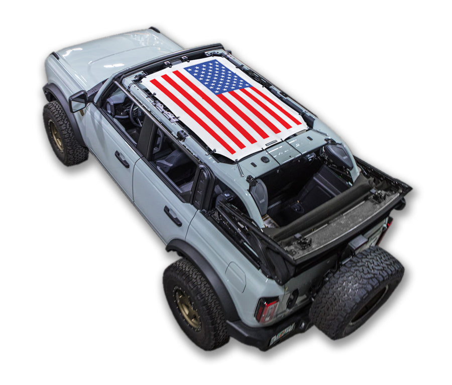 Ford Bronco Sun Shade Stock Printed Shade Top (2021–2026)