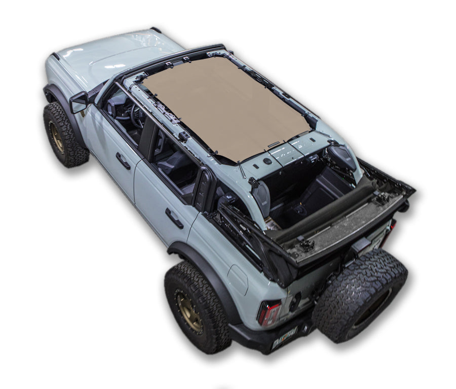 Ford Bronco Sun Shade Stock Printed Shade Top (2021–2026)