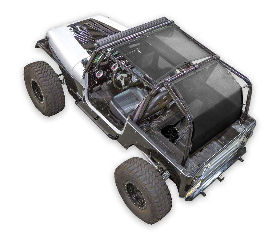 Jeep Wrangler YJ Sun Shade Stock Printed Shade Top (1987–1996)