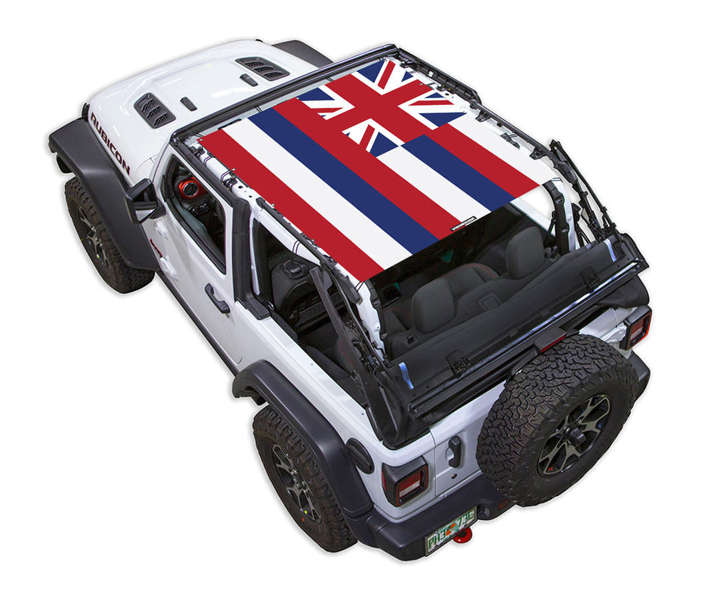 Jeep Wrangler JL 2-Door Sun Shade Stock Printed Shade Top (2018–2026)