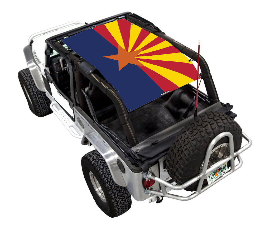 Jeep Wrangler LJ Sun Shade Stock Printed Shade Top (2004–2006)