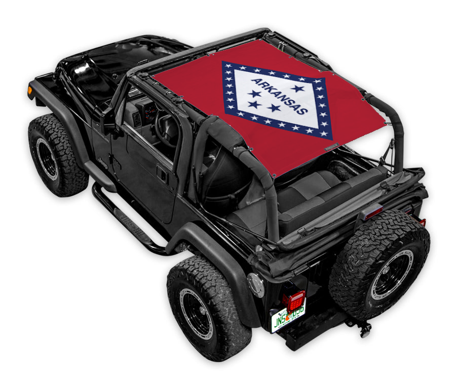 Jeep Wrangler TJ Sun Shade Stock Printed Shade Top (1997–2006)