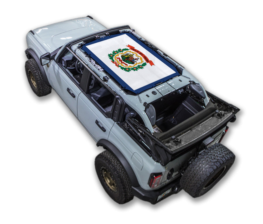 Ford Bronco Sun Shade Stock Printed Shade Top (2021–2026)