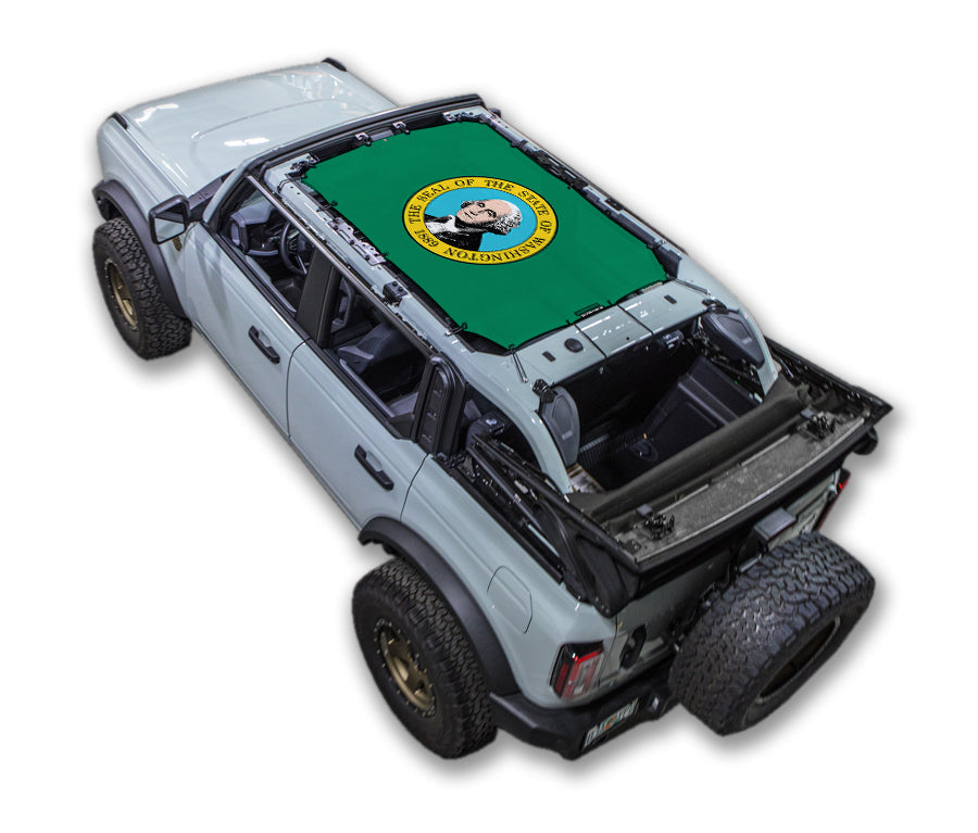 Ford Bronco Sun Shade Stock Printed Shade Top (2021–2026)