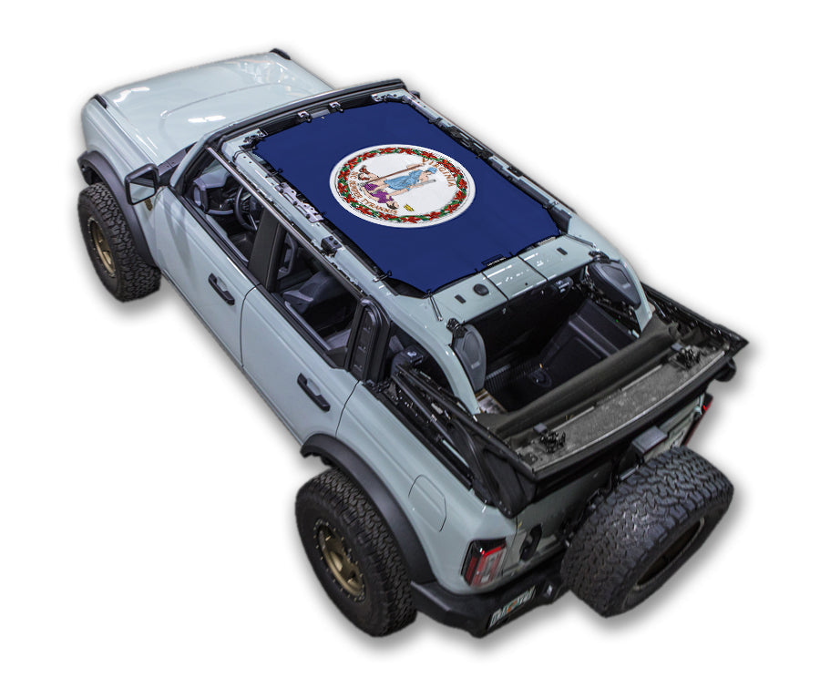 Ford Bronco Sun Shade Stock Printed Shade Top (2021–2026)