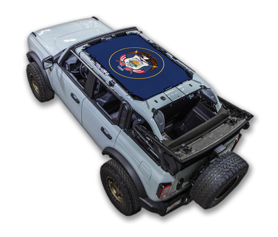 Ford Bronco Sun Shade Stock Printed Shade Top (2021–2026)