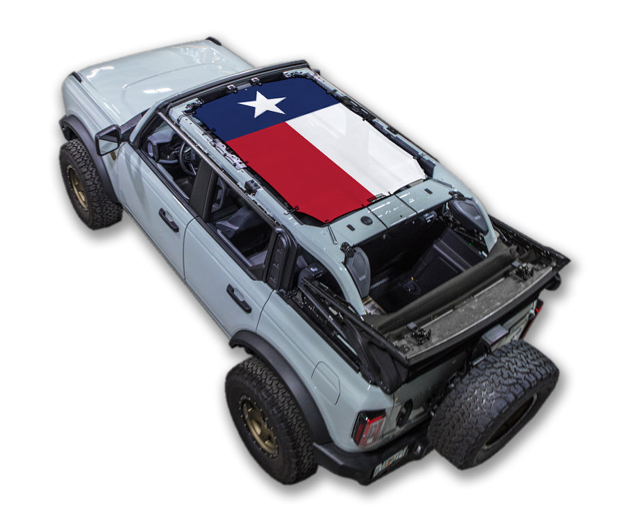 Ford Bronco Sun Shade Stock Printed Shade Top (2021–2026)