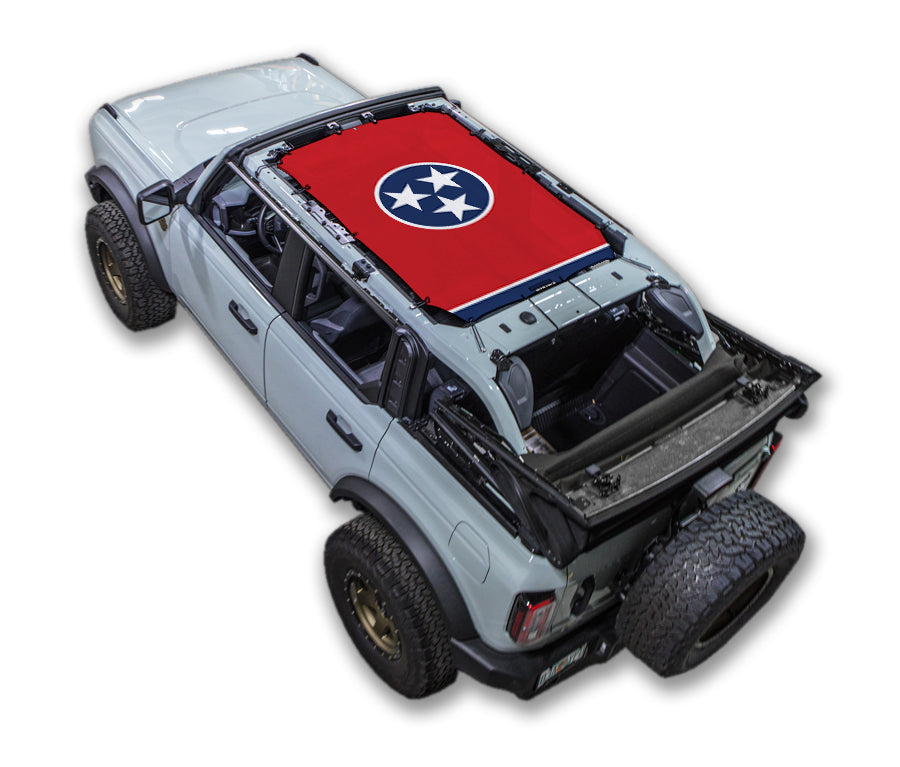 Ford Bronco Sun Shade Stock Printed Shade Top (2021–2026)