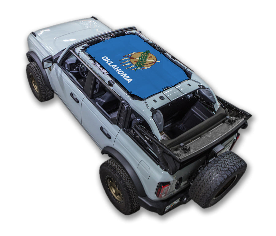 Ford Bronco Sun Shade Stock Printed Shade Top (2021–2026)