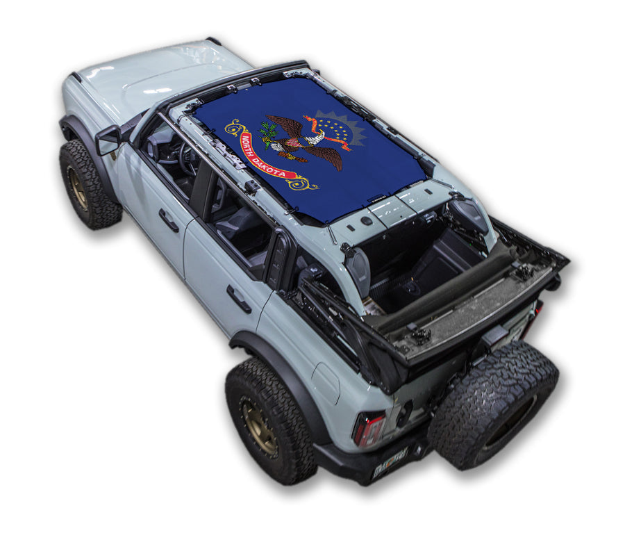 Ford Bronco Sun Shade Stock Printed Shade Top (2021–2026)