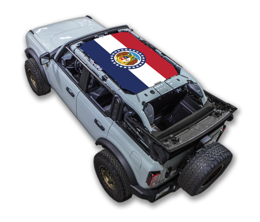 Ford Bronco Sun Shade Stock Printed Shade Top (2021–2026)