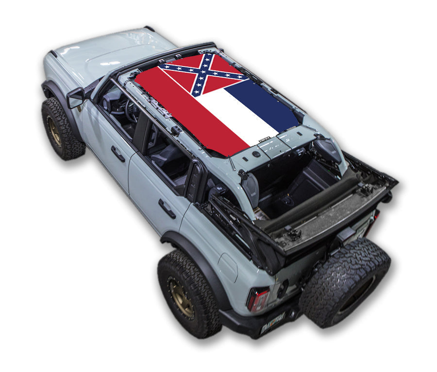 Ford Bronco Sun Shade Stock Printed Shade Top (2021–2026)