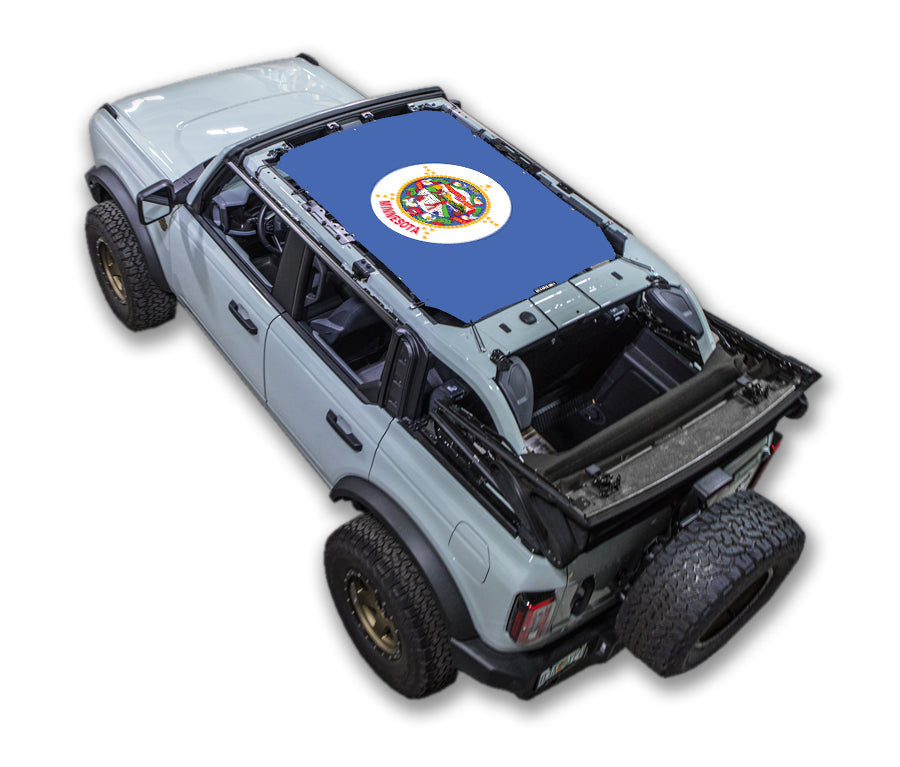 Ford Bronco Sun Shade Stock Printed Shade Top (2021–2026)