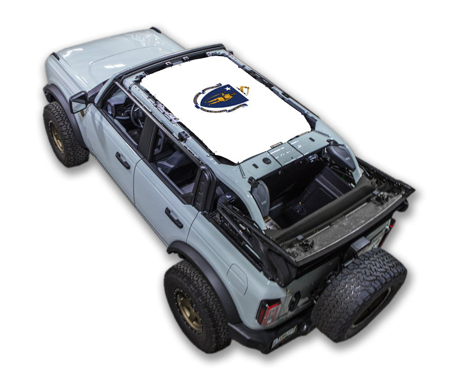 Ford Bronco Sun Shade Stock Printed Shade Top (2021–2026)