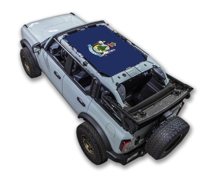 Ford Bronco Sun Shade Stock Printed Shade Top (2021–2026)