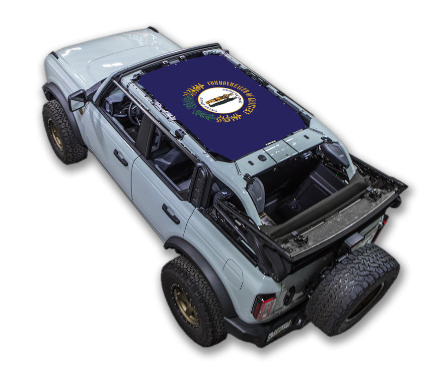 Ford Bronco Sun Shade Stock Printed Shade Top (2021–2026)