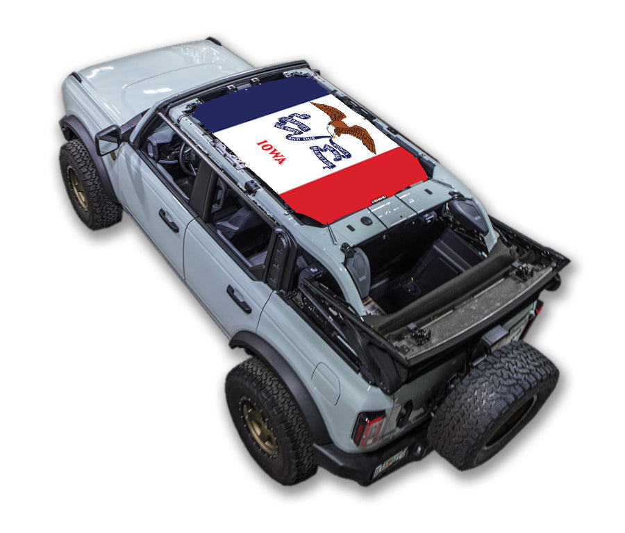Ford Bronco Sun Shade Stock Printed Shade Top (2021–2026)