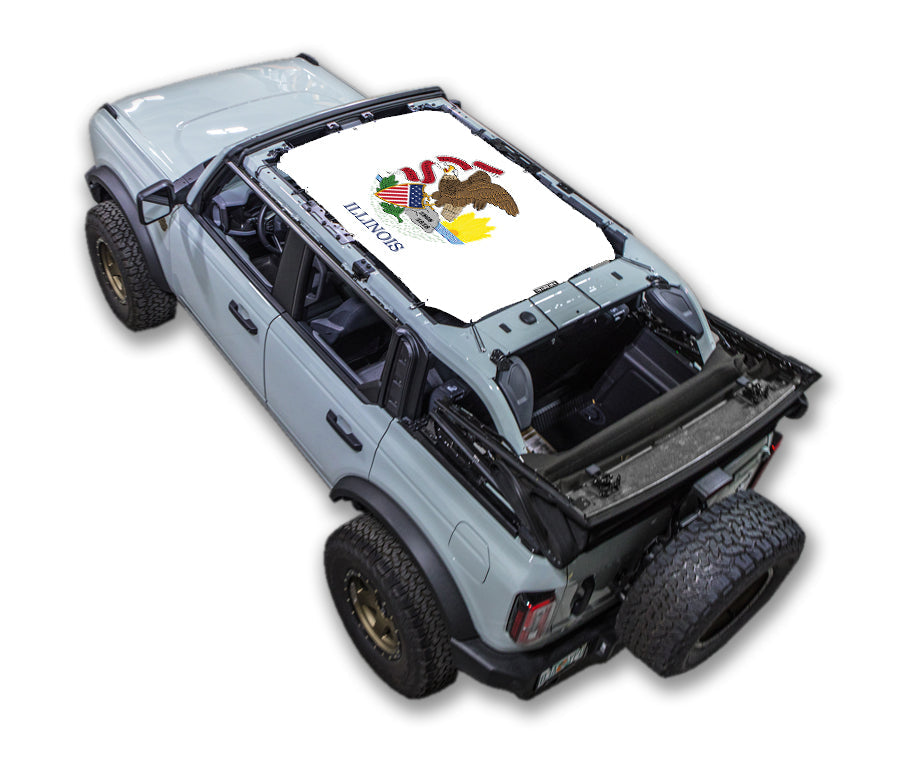 Ford Bronco Sun Shade Stock Printed Shade Top (2021–2026)