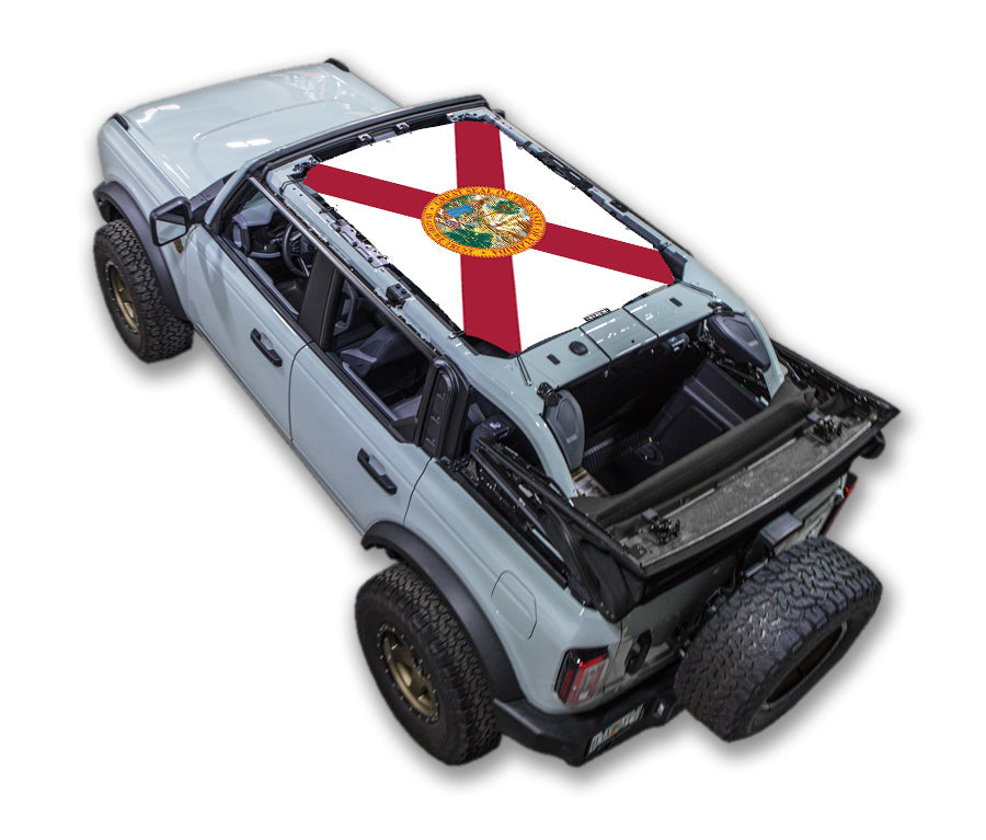 Ford Bronco Sun Shade Stock Printed Shade Top (2021–2026)