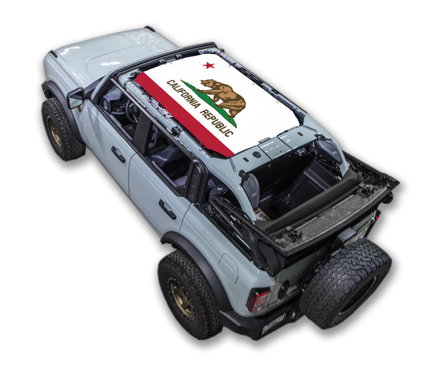 Ford Bronco Sun Shade Stock Printed Shade Top (2021–2026)