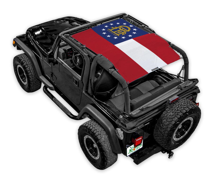 Jeep Wrangler TJ Sun Shade Stock Printed Shade Top (1997–2006)