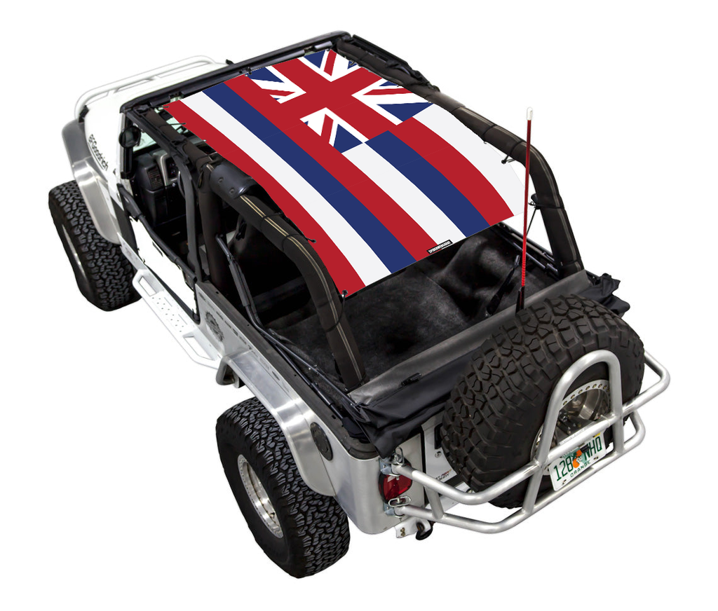 Jeep Wrangler LJ Sun Shade Stock Printed Shade Top (2004–2006)