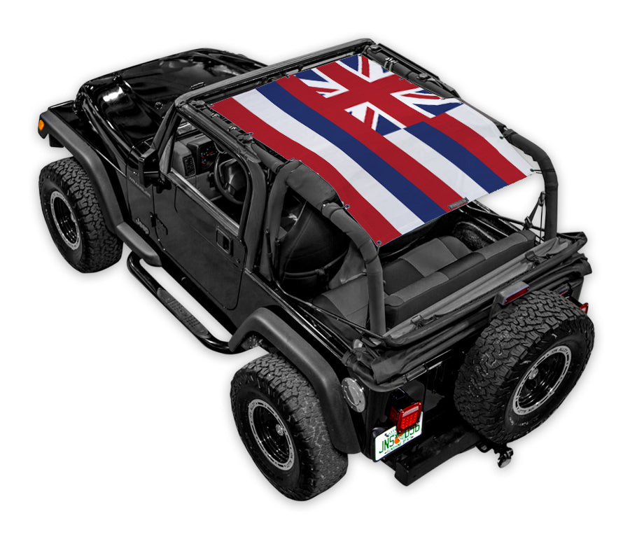 Jeep Wrangler TJ Sun Shade Stock Printed Shade Top (1997–2006)