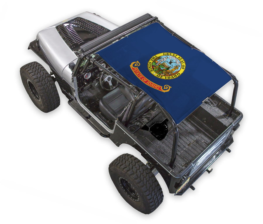 Jeep Wrangler YJ Sun Shade Stock Printed Shade Top (1987–1996)
