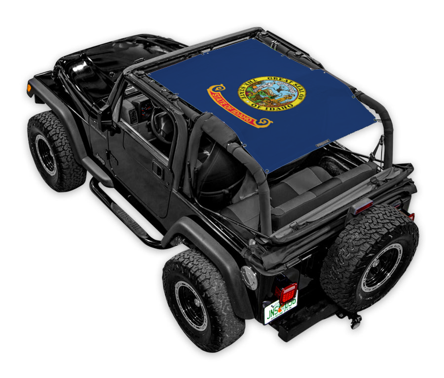 Jeep Wrangler TJ Sun Shade Stock Printed Shade Top (1997–2006)