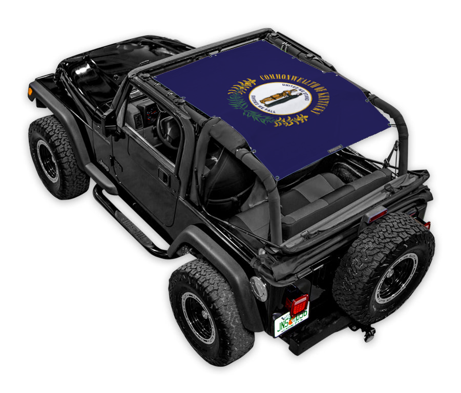 Jeep Wrangler TJ Sun Shade Stock Printed Shade Top (1997–2006)