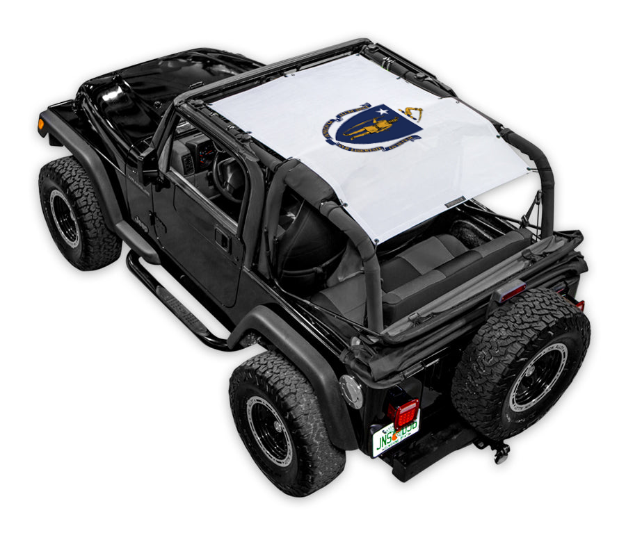 Jeep Wrangler TJ Sun Shade Stock Printed Shade Top (1997–2006)