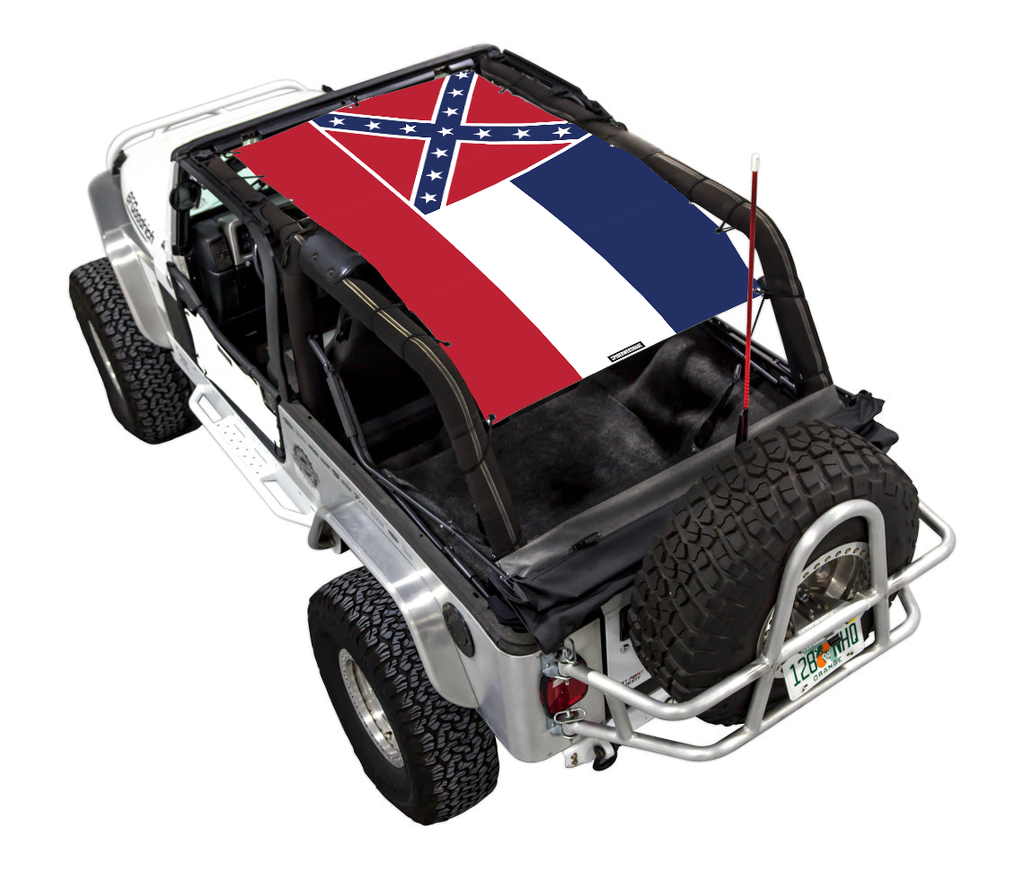 Jeep Wrangler LJ Sun Shade Stock Printed Shade Top (2004–2006)