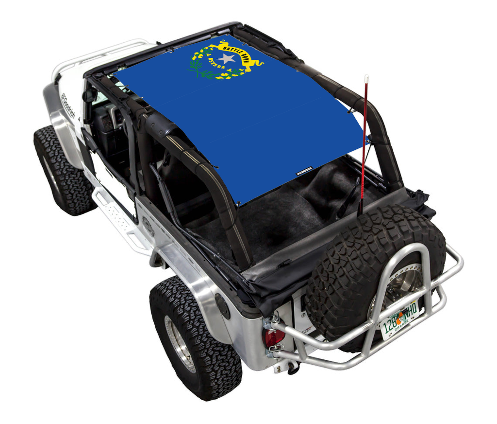 Jeep Wrangler LJ Sun Shade Stock Printed Shade Top (2004–2006)